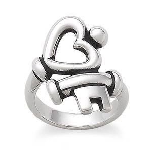 James Avery Key to My Heart Ring